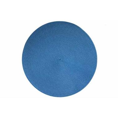 Cosy&Trendy placemat - Blauw - Ø 36 cm - Set-12 product