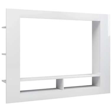 VIDAXL Tv-meubel 152x22x113 cm spaanplaat hoogglans wit product