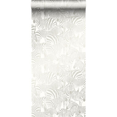 Origin behang - zebra's - zilver - 53 cm x 10,05 m product