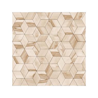 Dutch Wallcoverings - Hexagone 3D kubus beige - 0,53x10,05m product