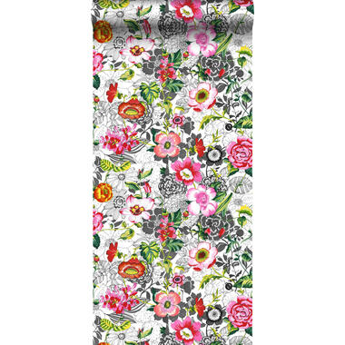 ESTAhome behang XXL - funky flowers - kleurrijk - 46,5 cm x 8,37 m product