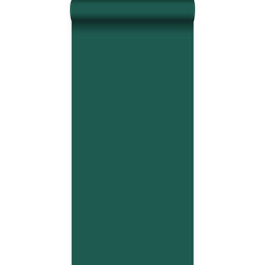 Origin behang - effen - smaragd groen - 53 cm x 10,05 m product