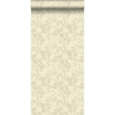 Origin behang - bladeren - beige - 53 cm x 10,05 m product