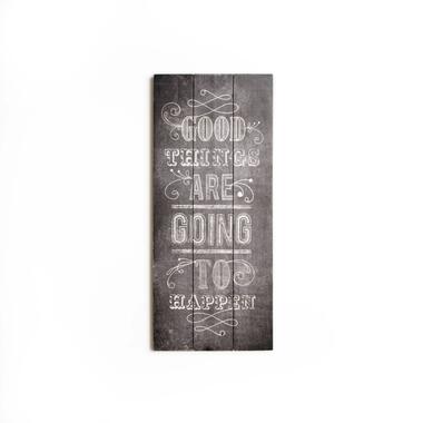 Art for the Home - Print op Hout - Good Things - 70x30 cm product