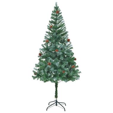 vidaXL Kunstkerstboom met dennenappels 180 cm product