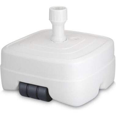 Lesli Living Parasolvoet met wieltjes - wit - 48 x 48 cm - 50 liter product