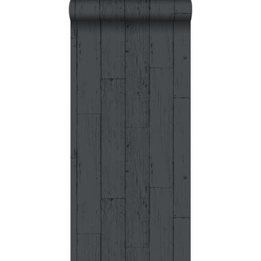 Origin behang - houten planken - donkergrijs - 53 cm x 10.05m product