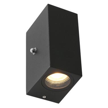 Steinhauer Buitenlamp Logan vierkant - LED - dagnacht sensor - zwart product