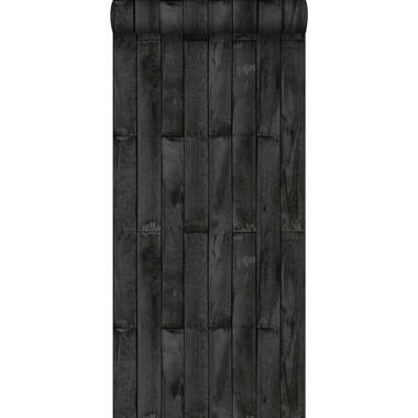 ESTAhome behang - houtlook - zwart - 53 cm x 10,05 m product
