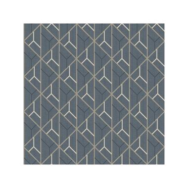 Dutch Wallcoverings - Galactik dessin donkergrijs/beige - 0,53x10,05m product