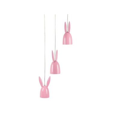 Beliani Hanglamp RABBIT - roze ijzer product
