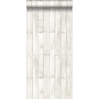 ESTAhome behang - houtlook - wit - 53 cm x 10,05 m product