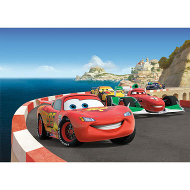 Disney fotowand - Cars - rood, groen en blauw - 255 x 180 cm product