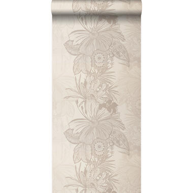 Origin behang - bloemen - beige - 52 cm x 10,05 m product