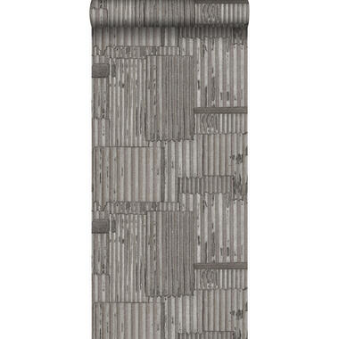Origin behang - industriële golfplaten - donkergrijs - 53 cm x 10.05 m product