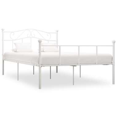 vidaXL Bedframe metaal wit 160x200 cm Overig product