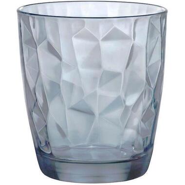 Bormioli Rocco Diamond waterglas - Blauw - 30 cl - Set-6 product