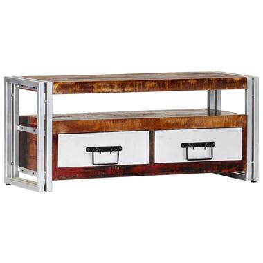vidaXL Tv-meubel 90x30x40 cm massief gerecycled hout product