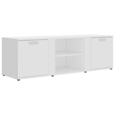 vidaXL Tv-meubel 120x34x37 cm bewerkt hout wit product