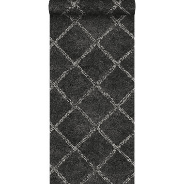 ESTAhome behang - oosters berber tapijt - zwart - 53 cm x 10,05 m product