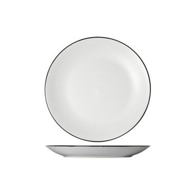 Cosy&Trendy Speckle White Plat Bord - Ø 27 cm - Set-6 product