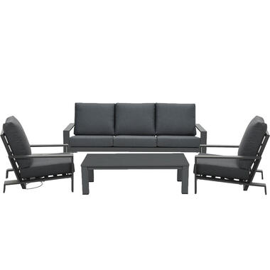 Garden Impressions Coba loungeset 4-delig - donker grijs product