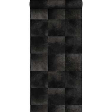 Origin behang - dierenhuid structuur - zwart - 53 cm x 10,05 m product