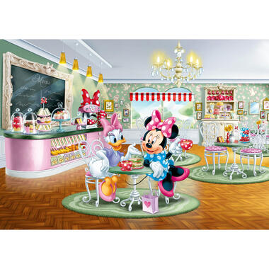 Disney fotowand - Minnie Mouse & Katrien Duck - groen, roze en blauw product