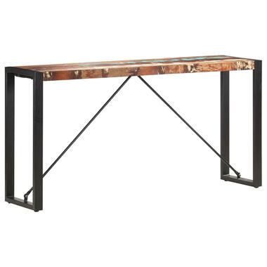 vidaXL Wandtafel 150x35x76 cm massief gerecycled hout product