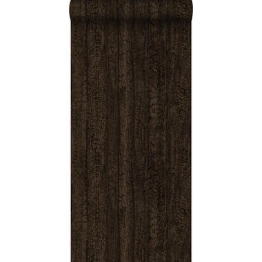 Origin behang - houtmotief - donkerbruin - 53 cm x 10.05 m product