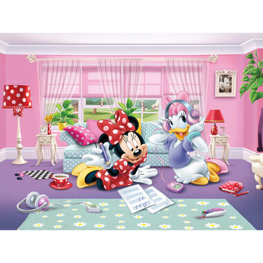 Disney fotobehang - Minnie Mouse - roze, rood en paars - 360 x 270 cm product
