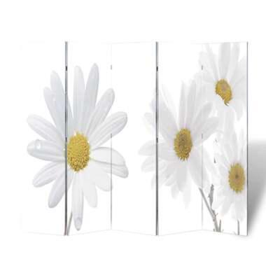 VIDAXL Kamerscherm - inklapbaar - bloem - 200x170 cm product