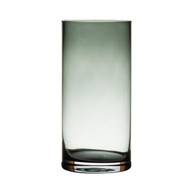 Bellatio Design Vaas home basics - cilinder - transparant - 25 cm product