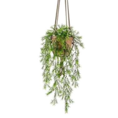 Bellatio flowers & plants Kunstplant - varen - groen - 75 cm product