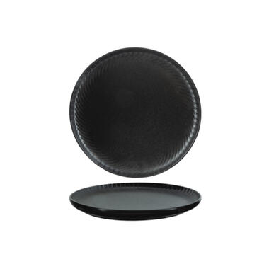 Cosy&Trendy Dakota Black dinerbord - Ø 26,5 cm - Set-6 product