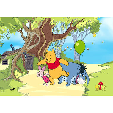 Disney fotowand - Winnie de Poeh - geel, groen en blauw - 360 x 254 cm product