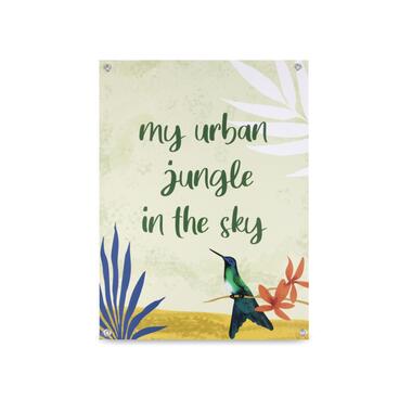 Art for the Home - Tuinposter - My urban jungle in the sky - 80x60 cm product