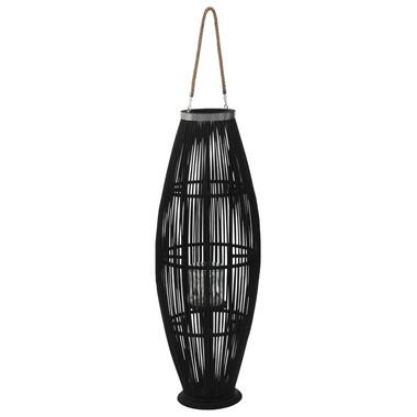 vidaXL Lantaarnhouder hangend 95 cm bamboe zwart product