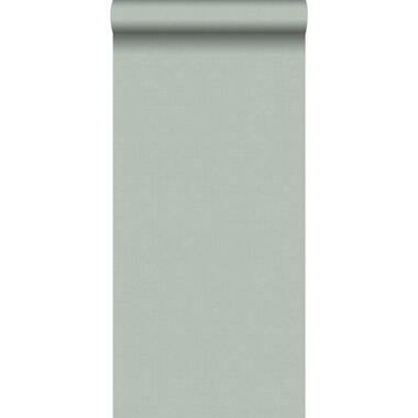 ESTAhome behang - linnenstructuur - celadon groen - 0.53 x 10.05 m product