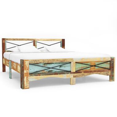 vidaXL Bedframe massief gerecycled hout 180x200 cm product