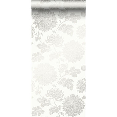 Origin behang - bloemen - wit - 53 cm x 10,05 m product