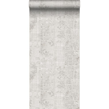 Sanders & Sanders behang - kelim patchwork - grijs - 53 cm x 10,05 m product
