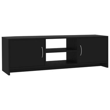 vidaXL Tv-meubel 120x30x37,5 cm bewerkt hout zwart product