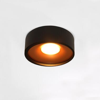 Artdelight Plafondlamp Orlando - Ø 14 cm - zwart-goud product