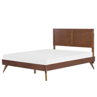 ISTRES - Tweepersoonsbed - Donkere houtkleur - 160 x 200 cm - MDF product