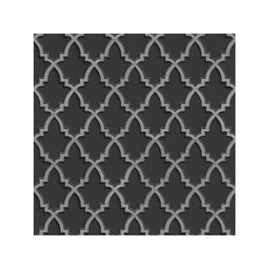 Dutch Wallcoverings - Wallstitch Moroccan trellis black - 0,53x10,05m product