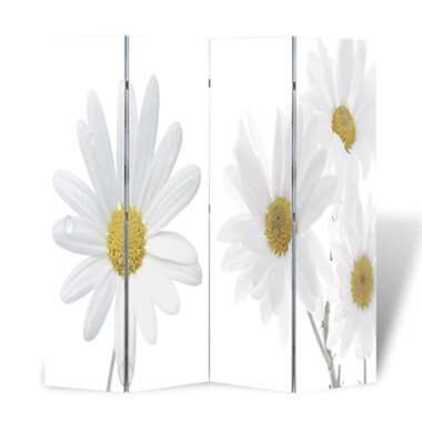 VIDAXL Kamerscherm - inklapbaar - bloem - 160x170 cm product