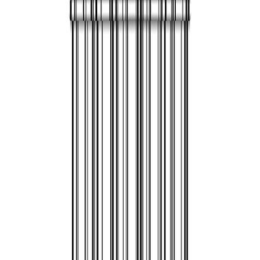 ESTAhome behang - fijne strepen - zwart en wit - 0.53 x 10.05 m product