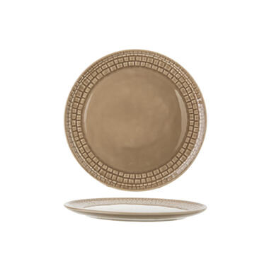 Cosy&Trendy Portugal Taupe dinerbord - Ø 28 cm - Set-6 product
