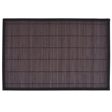 VIDAXL Placemats - 30x45 cm - bamboe - donkerbruin - 6 st product